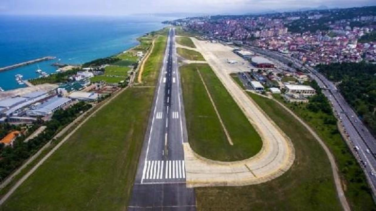  Seferler iptal, Trabzon Havalimanı uçuşa kapatıldı!