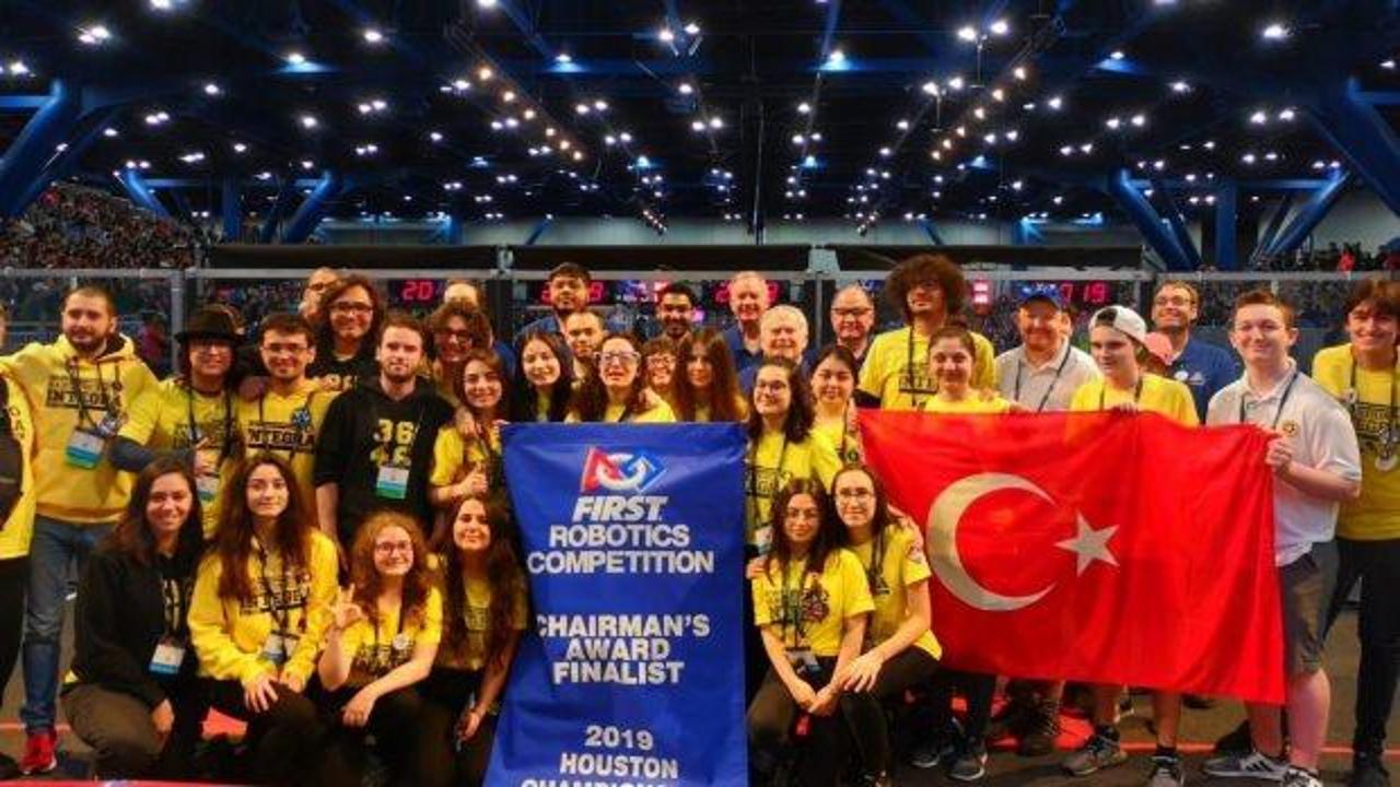 Türk robotik takımı ABD'de şampiyonluğa yürüdü
