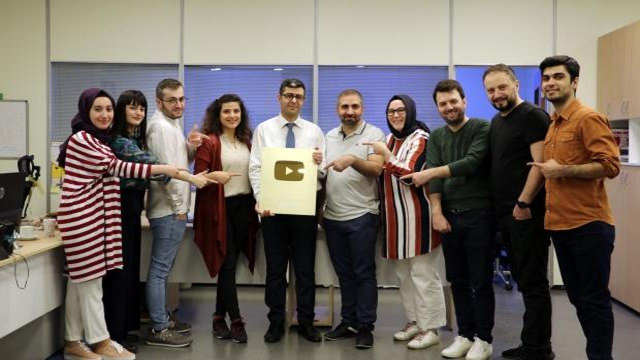Kanal 7 Youtube kanalına altın plaket ödülü
