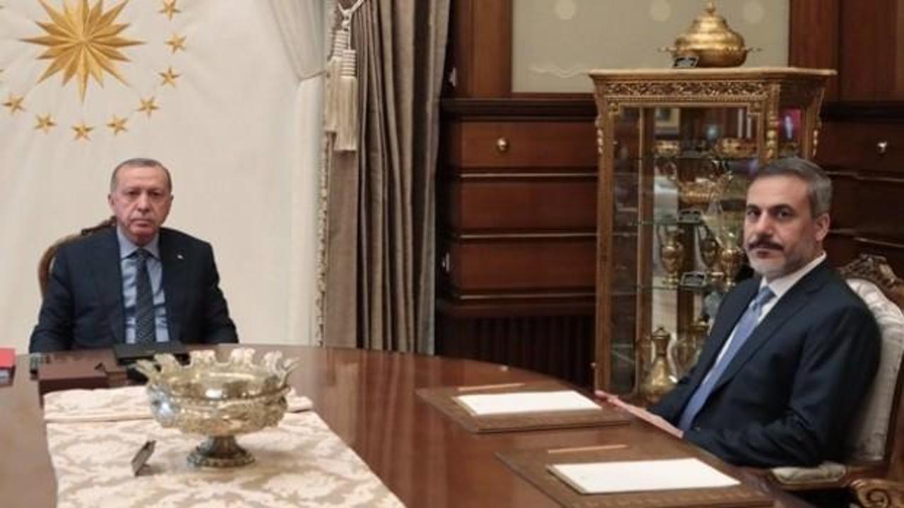 Başkan Erdoğan, MİT Başkanı Fidan'ı kabul etti