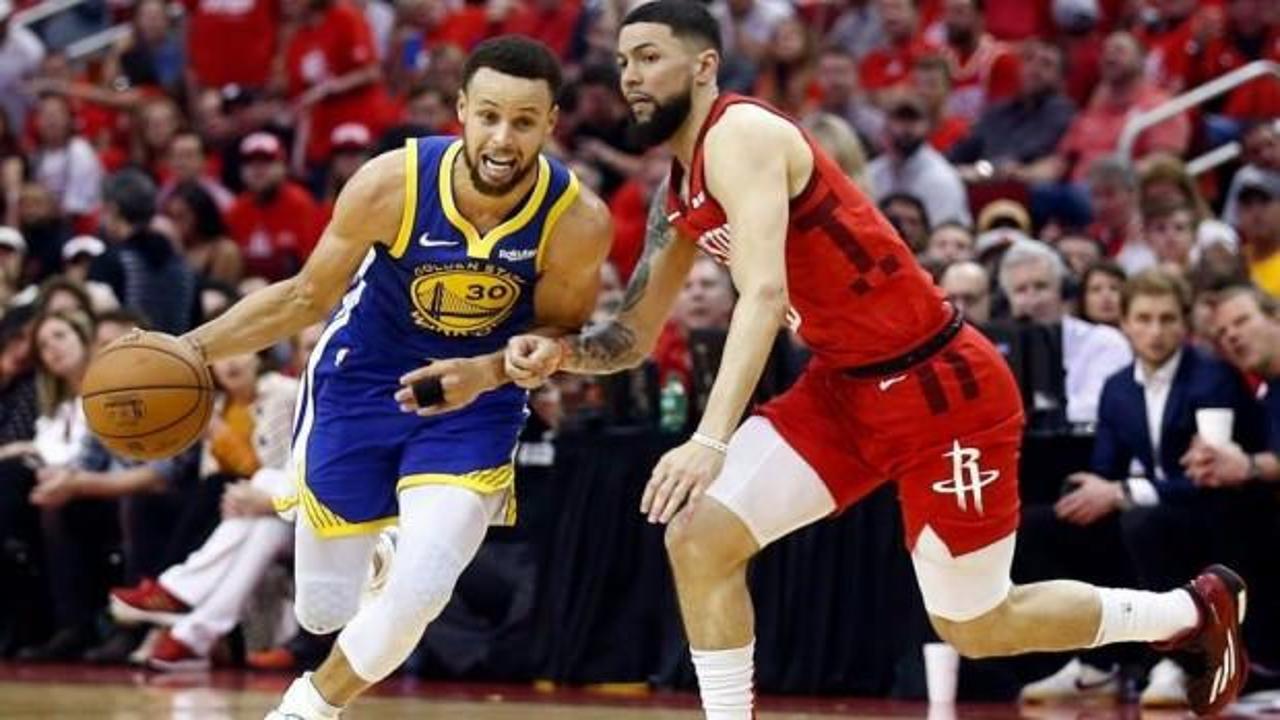 Houston'ı yıkan Warriors konferans finalinde!