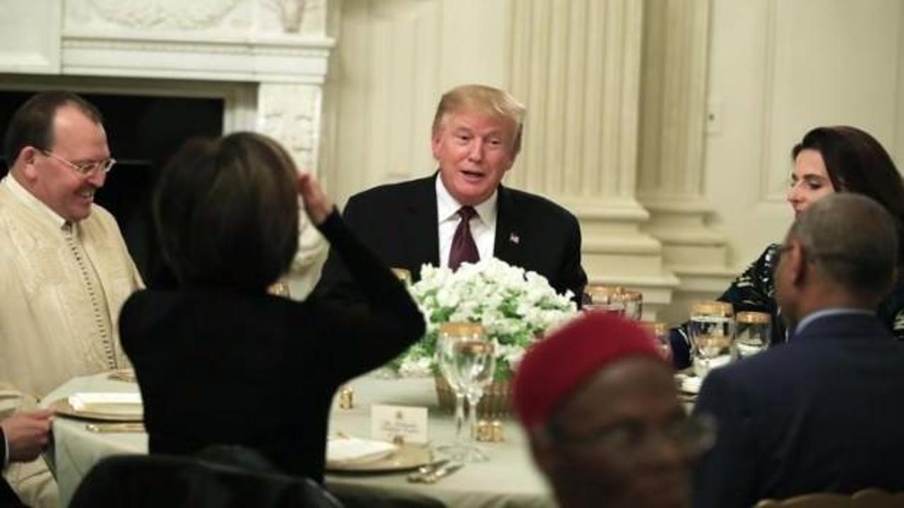 ABD Başkanı Trump Beyaz Saray'da iftar verdi