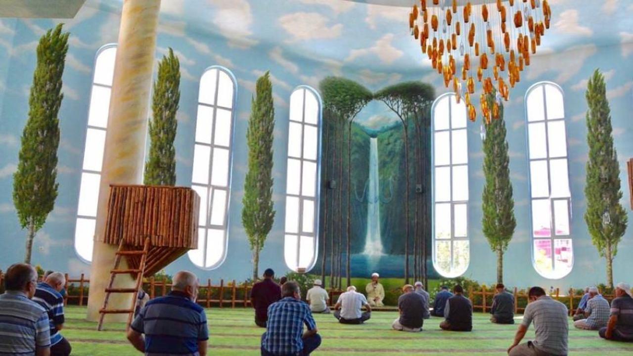 'Cenneti' andıran Hamidiye Cami nerede? Hamidiye Cami içi fotoğrafları