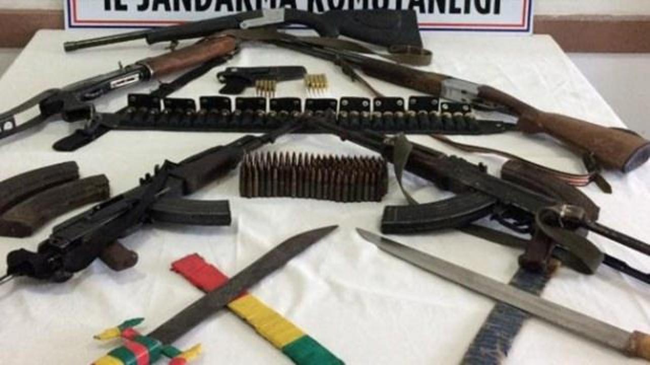 Diyarbakır'da silah kaçakçılarına baskın