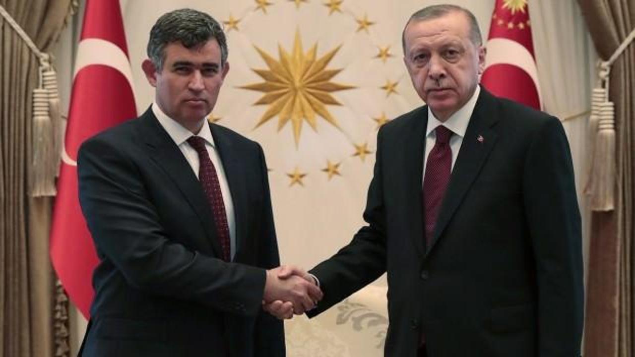 Erdoğan, Metin Feyzioğlu'nu kabul etti