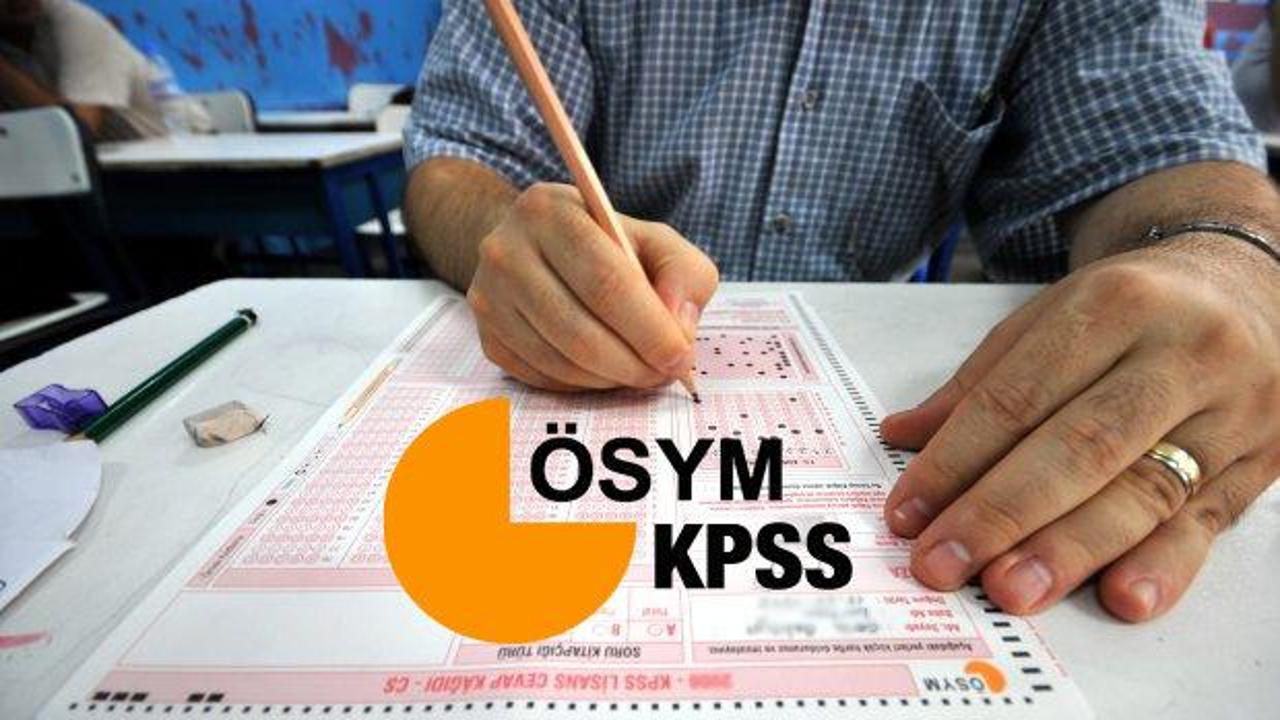 KPSS sınavı ne zaman olacak? 2019 Kamu Personeli Seçme Sınav tarihi...