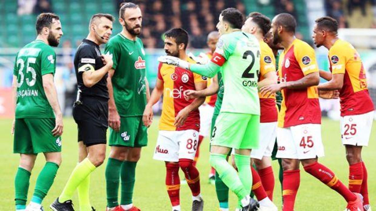 Çaykur Rizespor-Galatasaray maçı için karar!