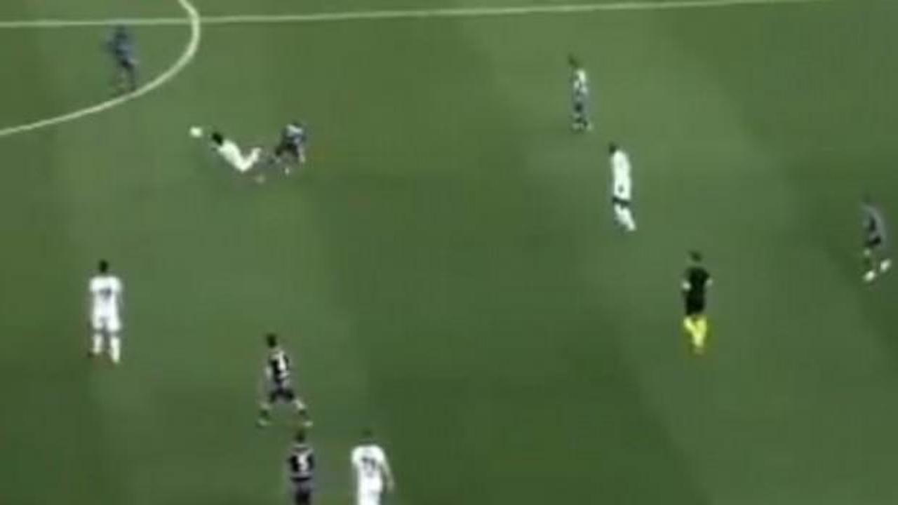 Trabzon'da tartışmalı gol