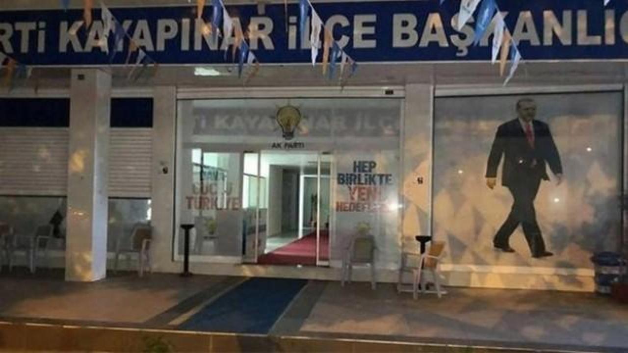 AK Parti ilçe başkanlığına EYP’li saldırı
