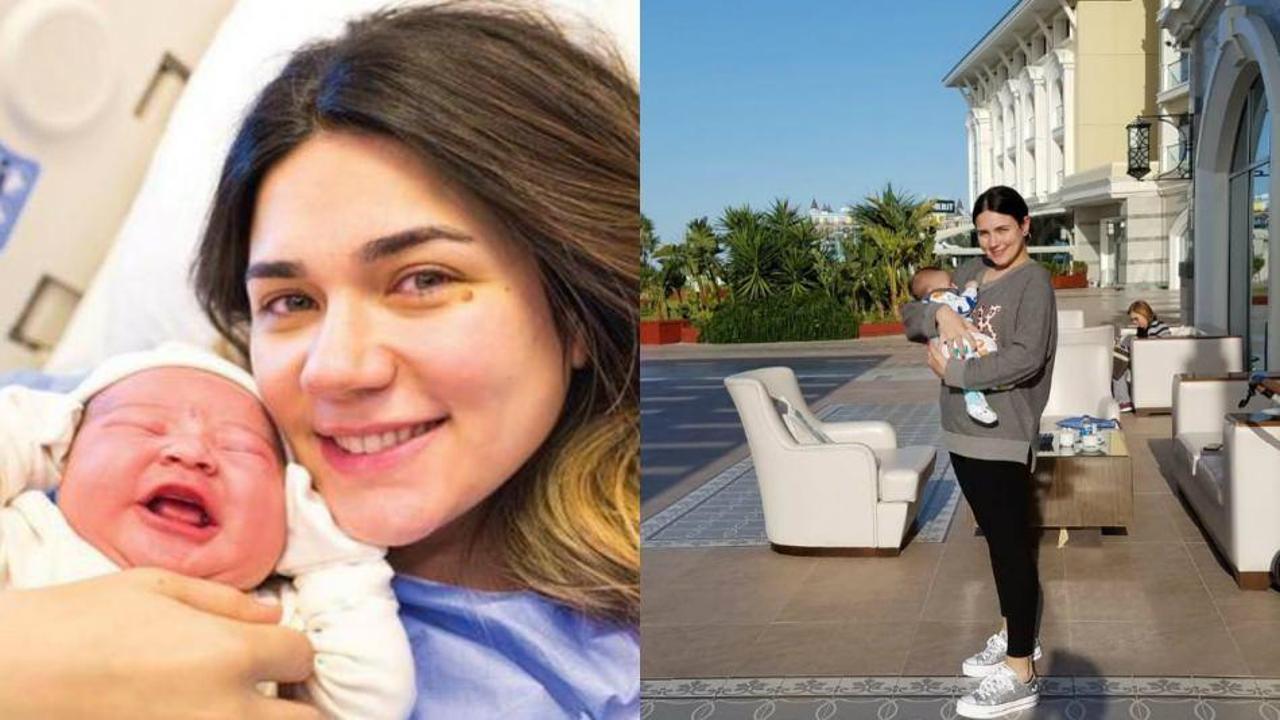 Doğum kilolarından eser yok! Buse Varol 2 ayda 20 kilo verdi...