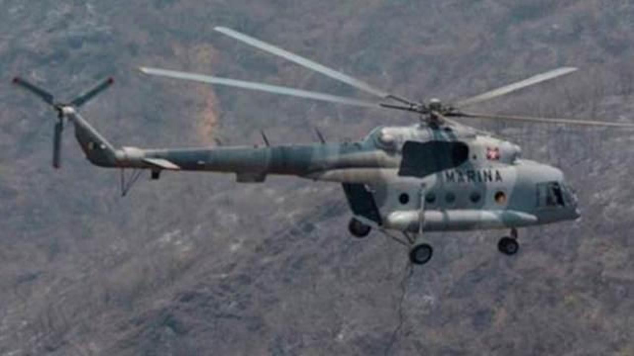 Meksika'da askeri helikopter düştü! 6 ölü