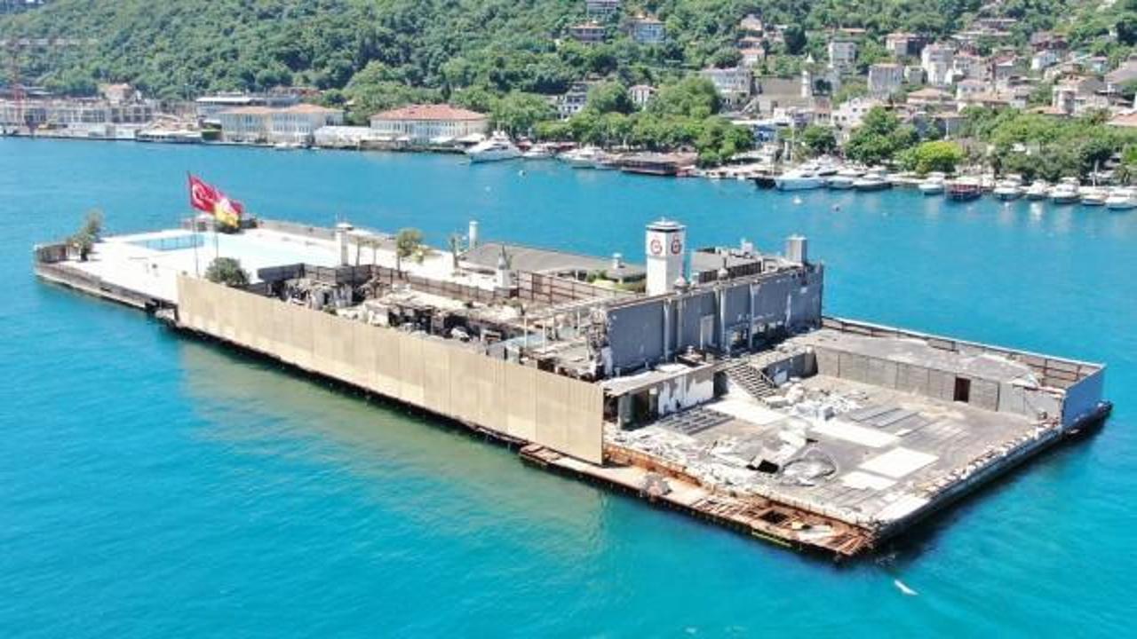 Galatasaray Adası'nın çevresi kapatılıyor