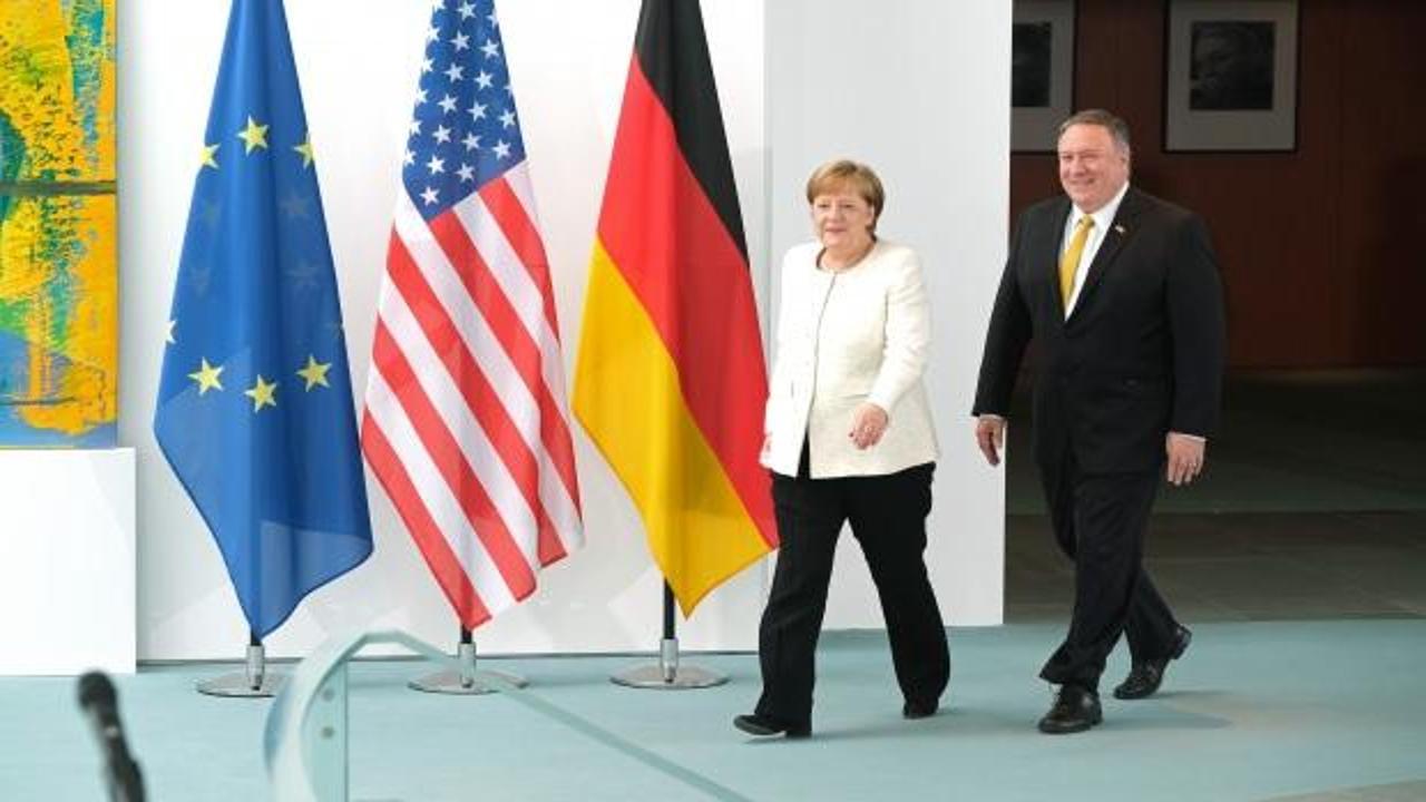 Merkel, Pompeo ile görüştü 