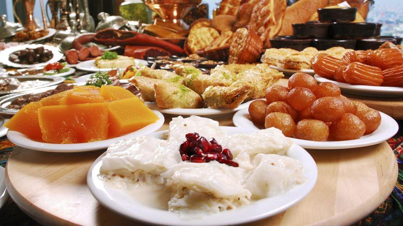 Bayram sofralarının kalori hesaplama cetveli