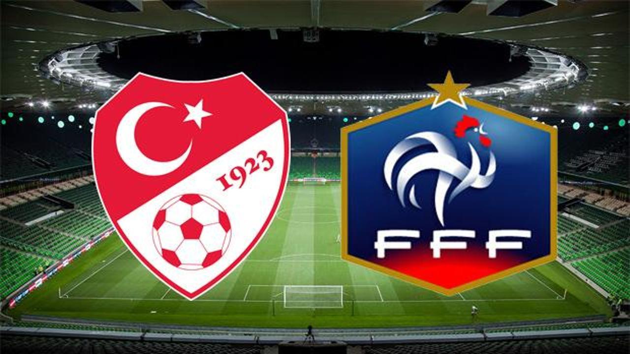 Türkiye Fransa maçı saat kaçta ve hangi kanalda?