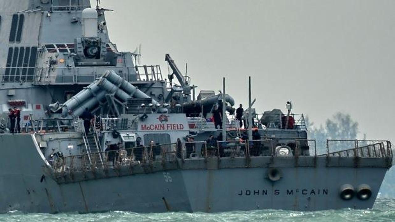 Beyaz Saray ve Pentagon arasında 'John McCain' savaş gemisi krizi!