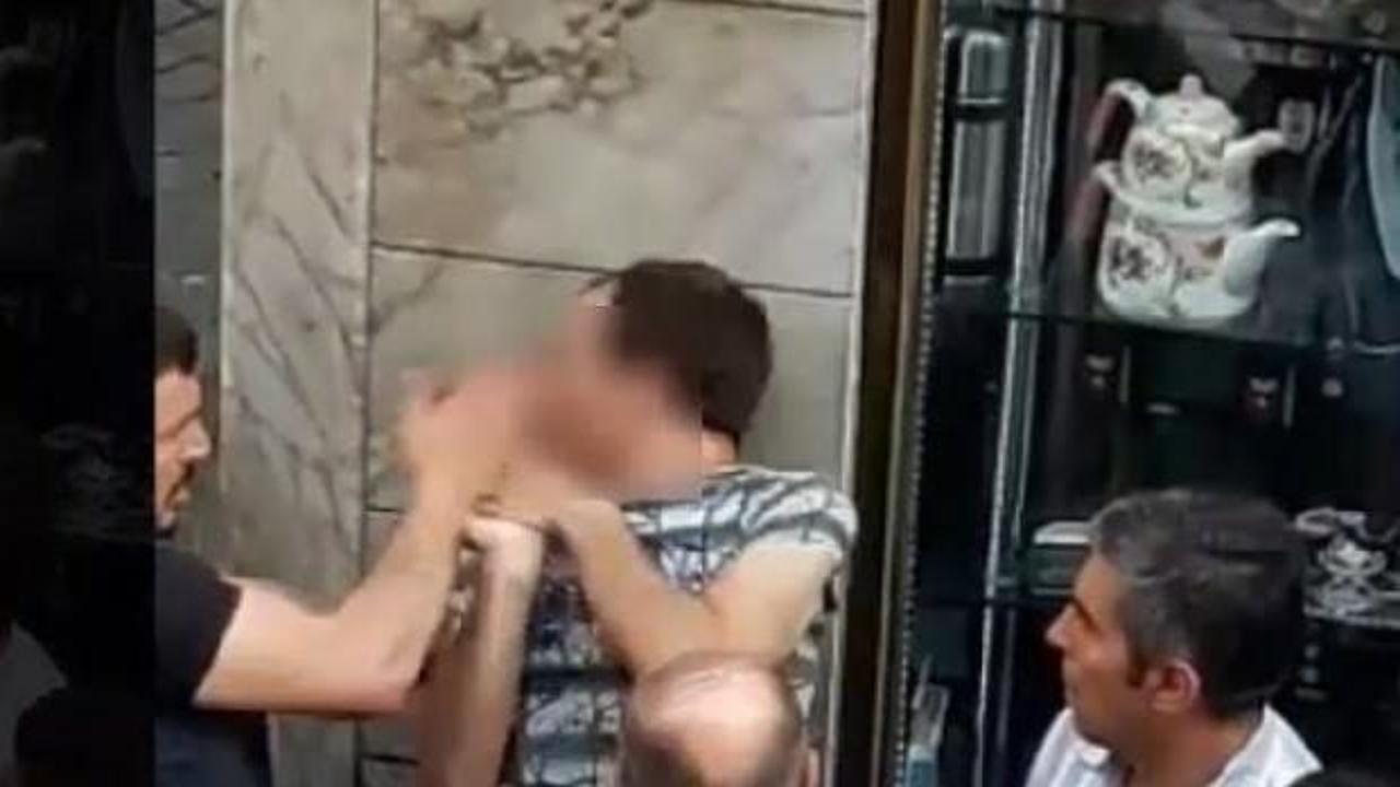 Tekme tokat d&ouml;v&uuml;len taciz ş&uuml;phelisi tutuklandı