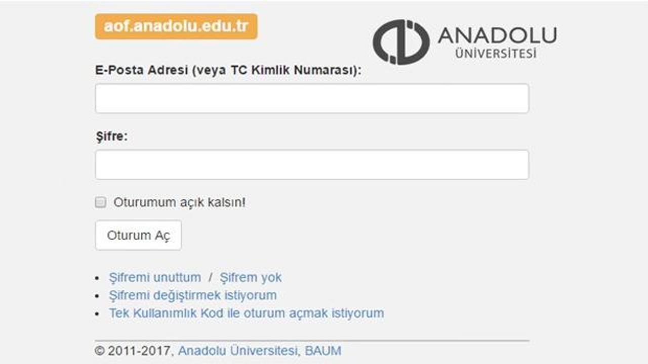 AÖF sınav sonuçları açıklandı! Anadolu Üniversitesi bahar dönemi finalleri...