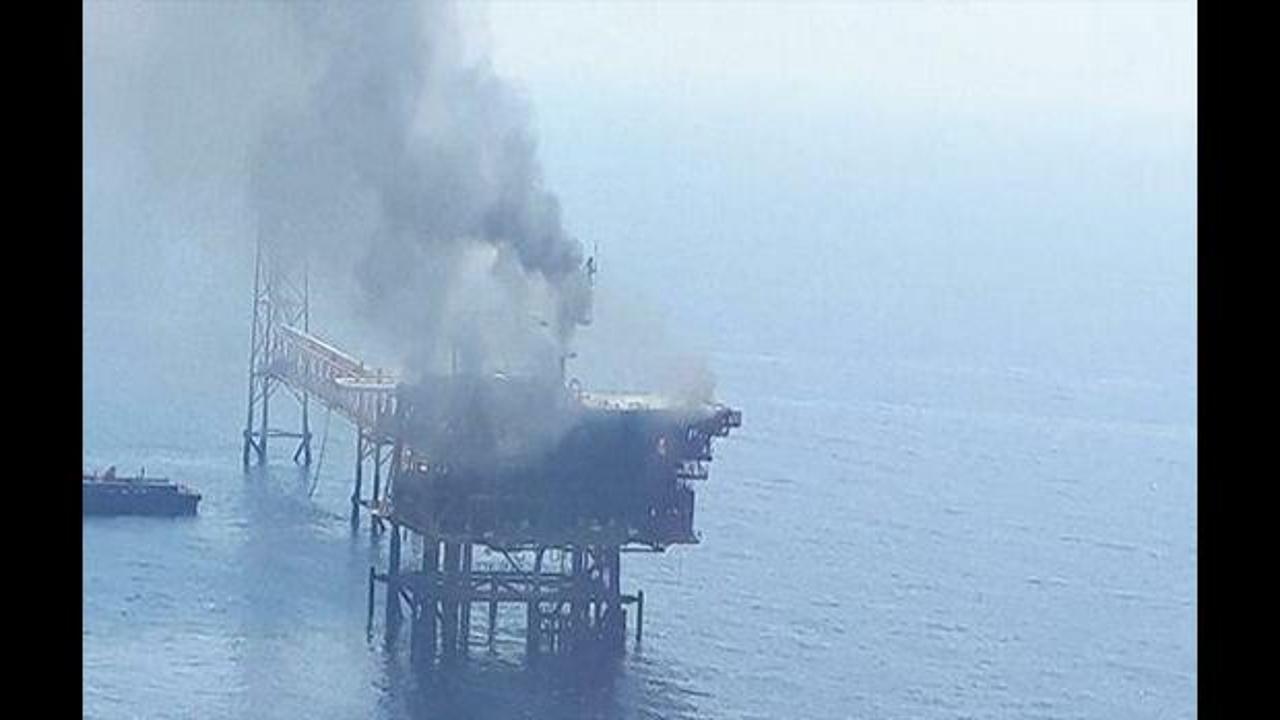 Basra Körfezi'nde İran'a ait petrol çıkarma tesisinde şiddetli patlama