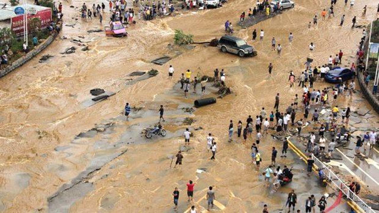 Çin’de sel 2 milyon kişiyi etkiledi: 7 ölü 