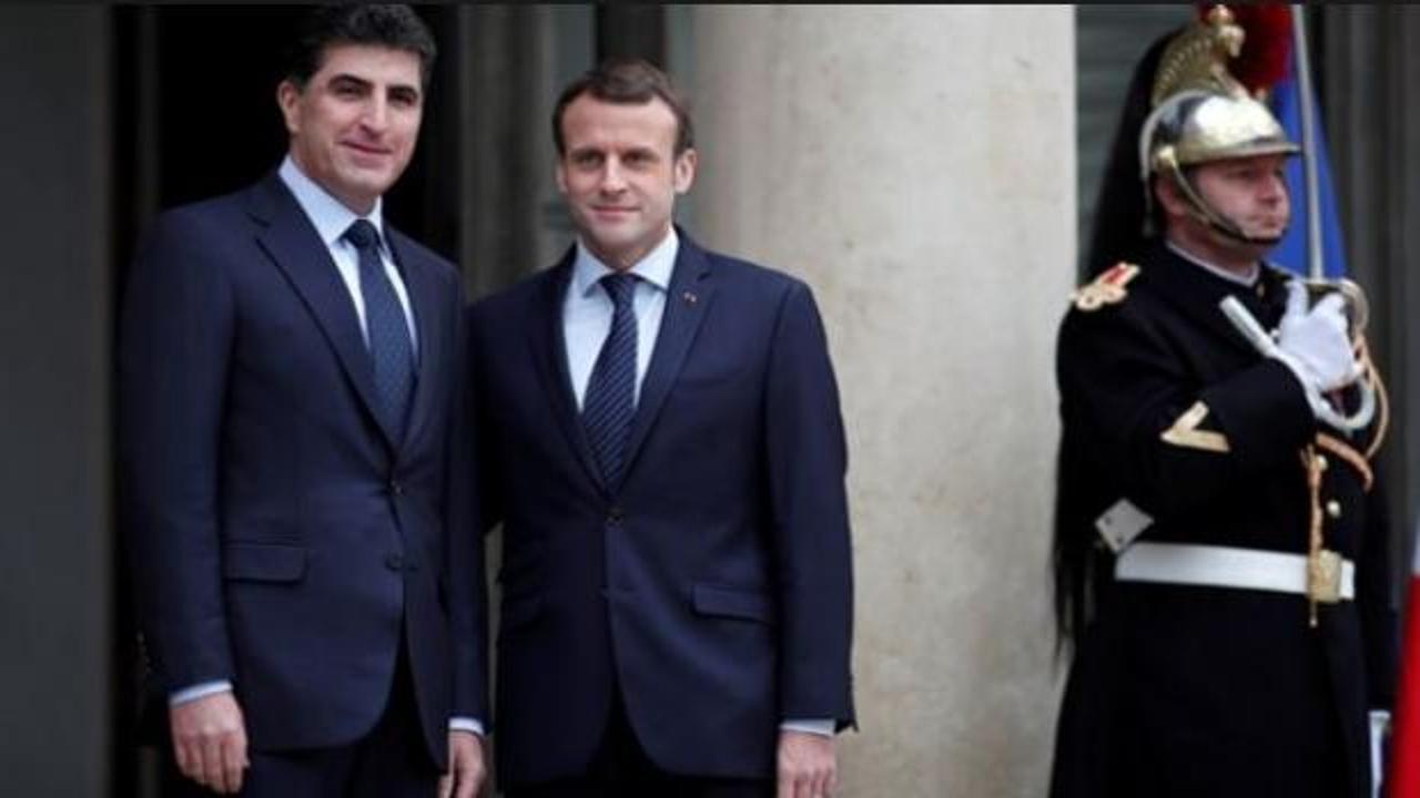 Macron, Neçirvan Barzani'yi tebrik etti