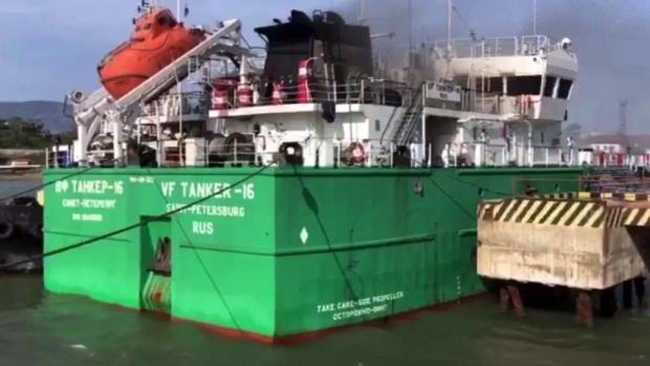 Rusya'da tanker yangınında 3 kişi &ouml;ld&uuml; 