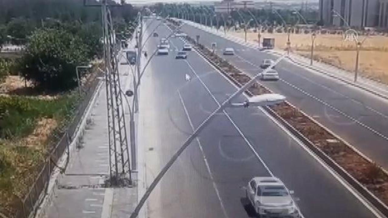 Trafikte makas atan sürücüye sedyede ceza