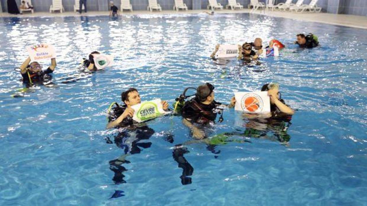 Türkiye’nin ilk engelli dalıcı dalış eğitim merkezi Bağcılar'da