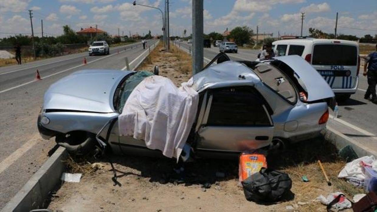 Aksaray'da trafik kazası: 3 kişi hayatını kaybetti