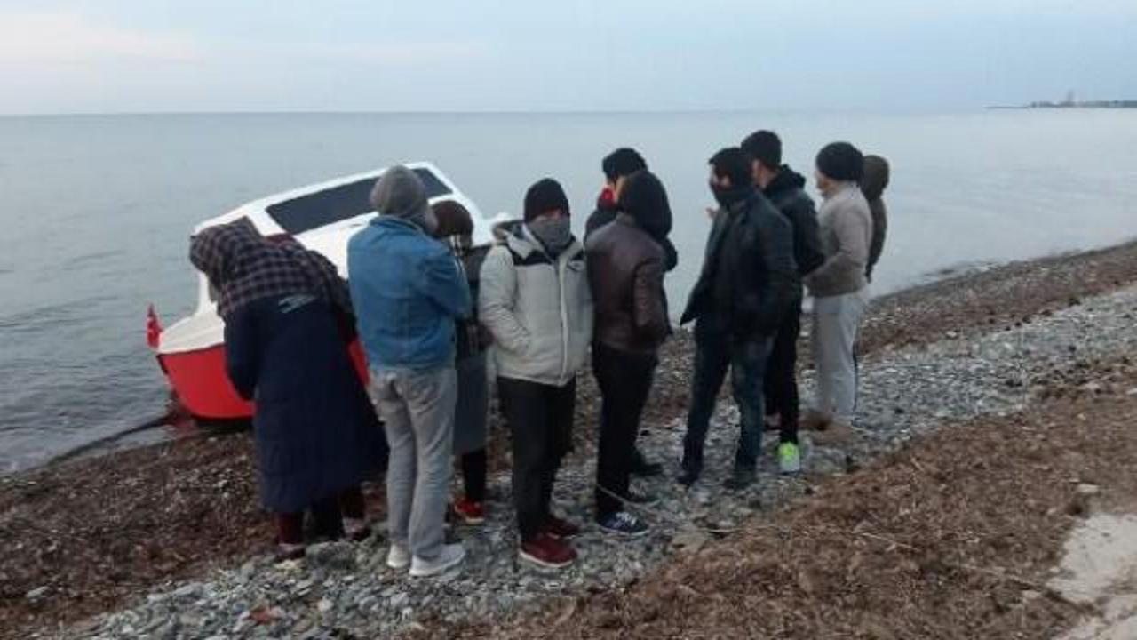 Balıkesir'de 75 kaçak göçmen ile 1 organizatör yakalandı