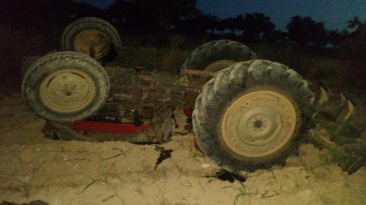 Bingöl'de traktör devrildi: 1ölü