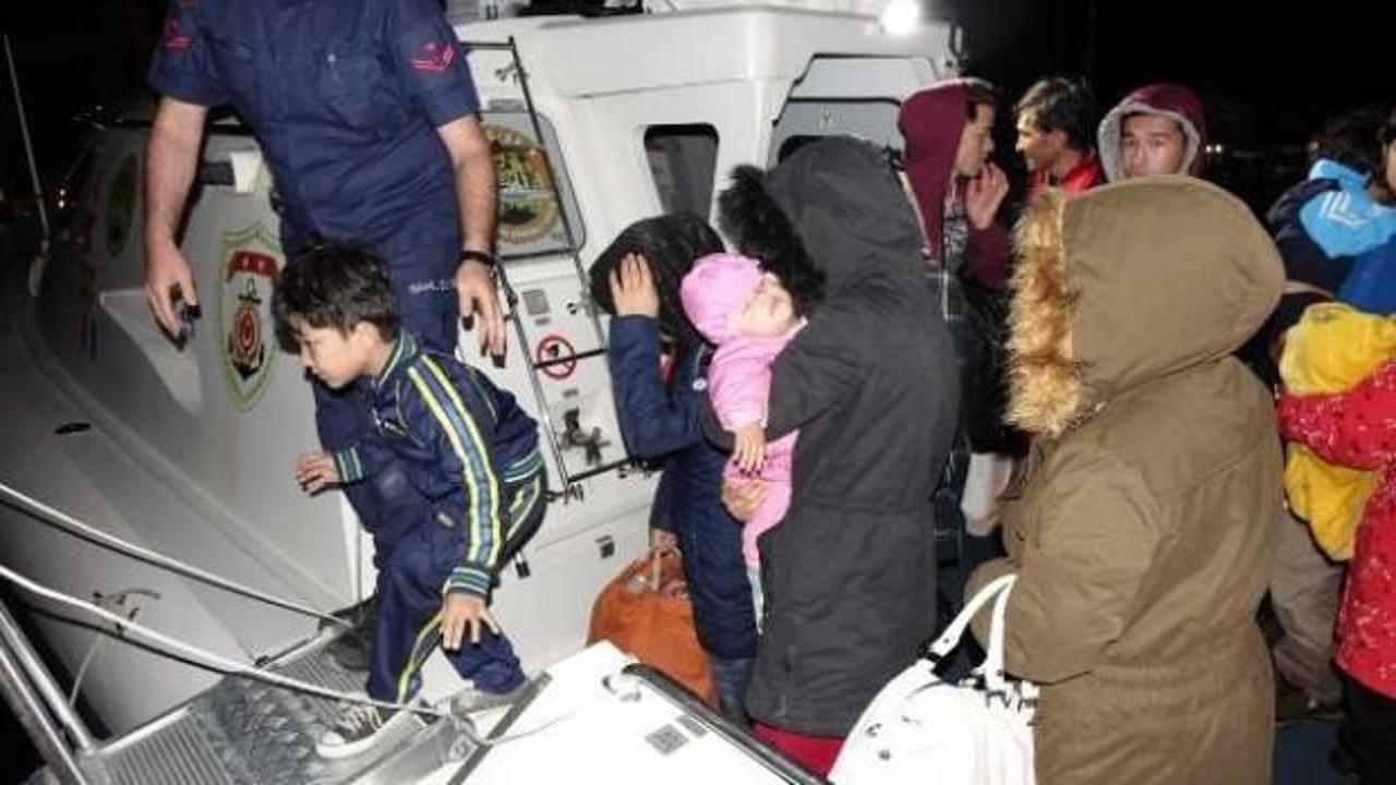 &Ccedil;anakkale'de 33 ka&ccedil;ak g&ouml;&ccedil;men yakalandı