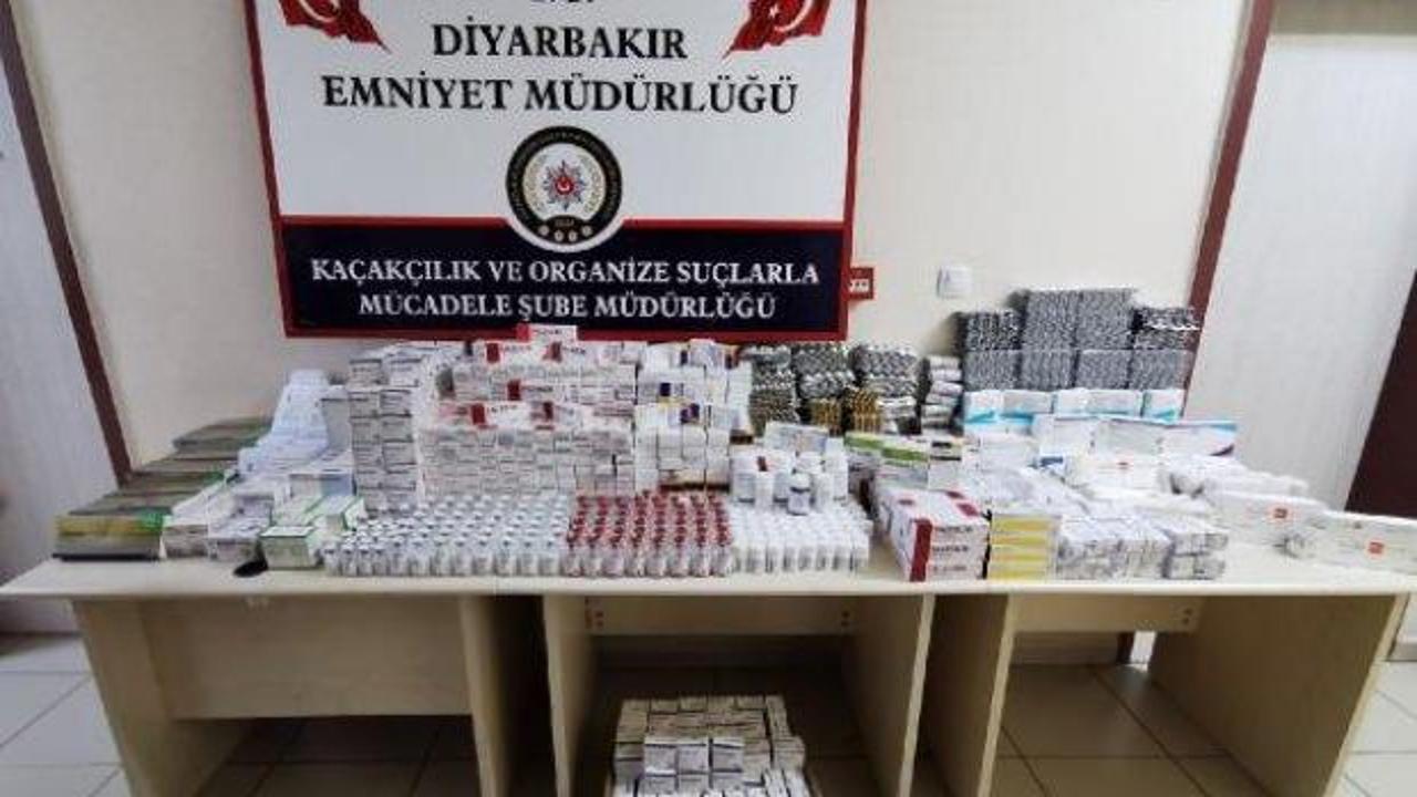 Diyarbakır'da 3 milyon liralık kaçak ilaç ele geçirildi