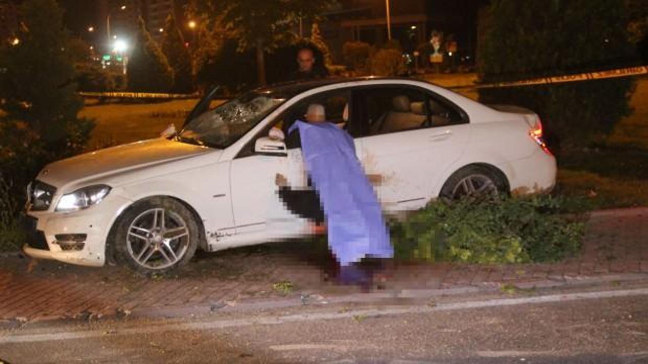 Konya'da feci trafik kazası: Kapının üstüne fırladı
