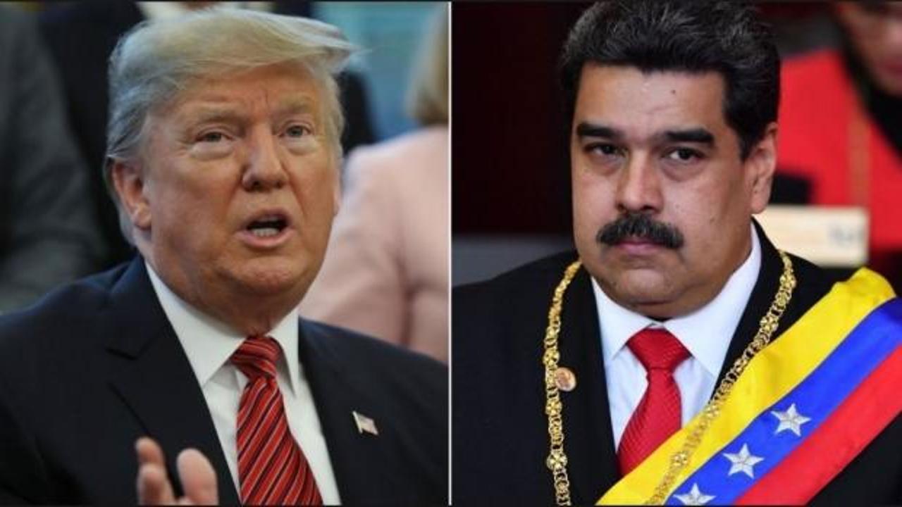 Trump'tan Maduro ile görüşme açıklaması