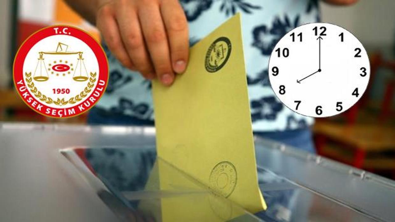 Oy kullanma saat kaçta başlayacak kaçta bitecek? İBB Oy kullanma saatleri