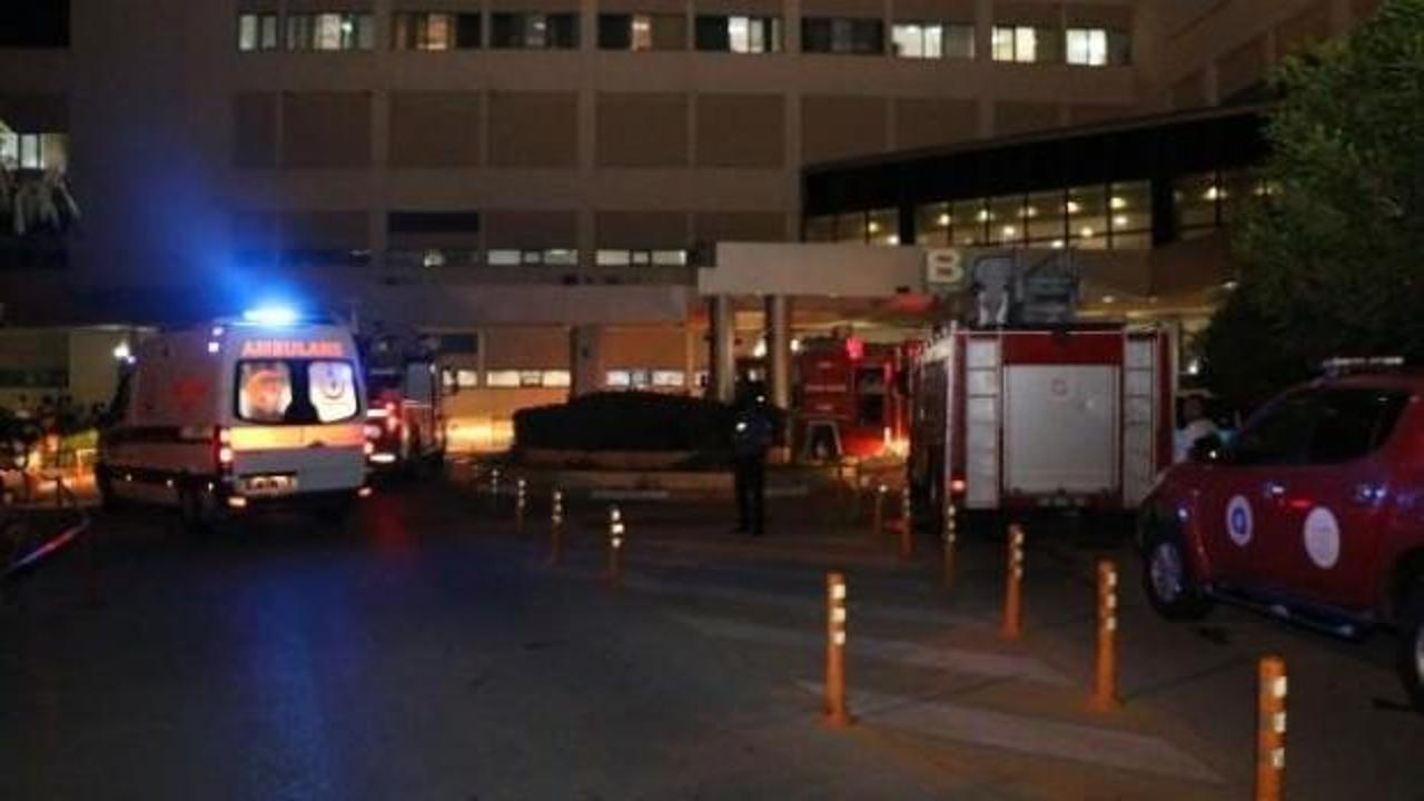 Akdeniz Üniversitesi Hastanesi’nde yangın paniği