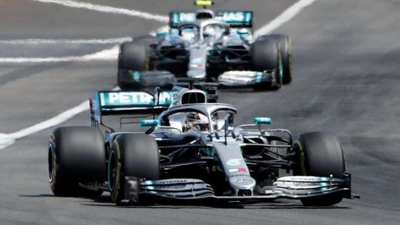 Fransa'da zafer Lewis Hamilton'ın