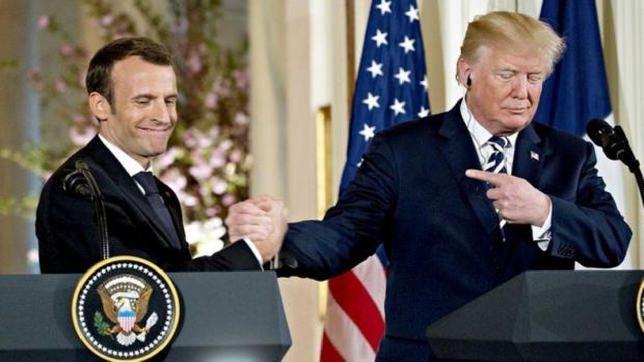 Macron, İran konusunda Trump ile görüşecek!