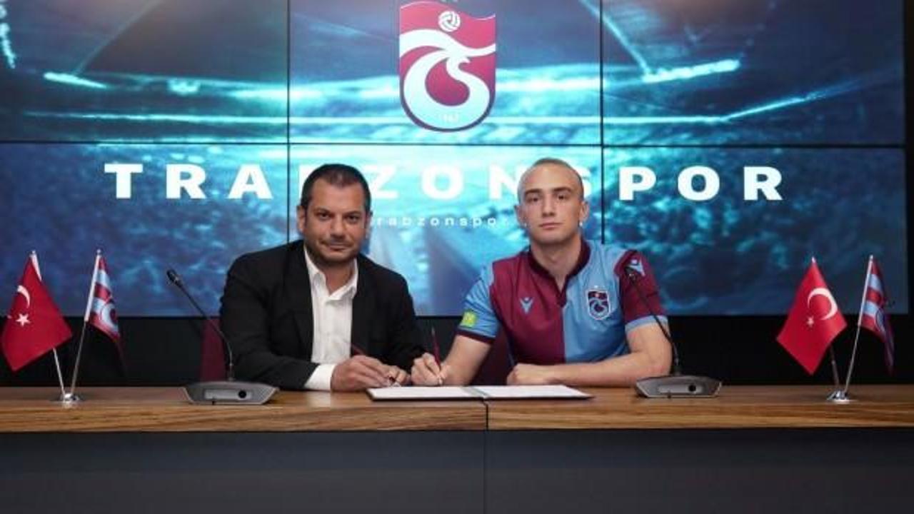 Trabzonspor'da bir transfer daha! 3+1 yıllık imza