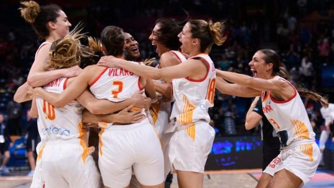 Kadınlar basketbolda Avrupa'nın en büyüğü İspanya!