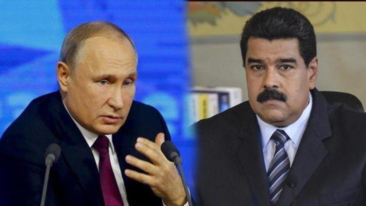 Putin'den Maduro'ya mesaj!