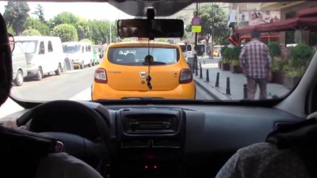 Taksicilere 'son durak' operasyonu polis kamerasında