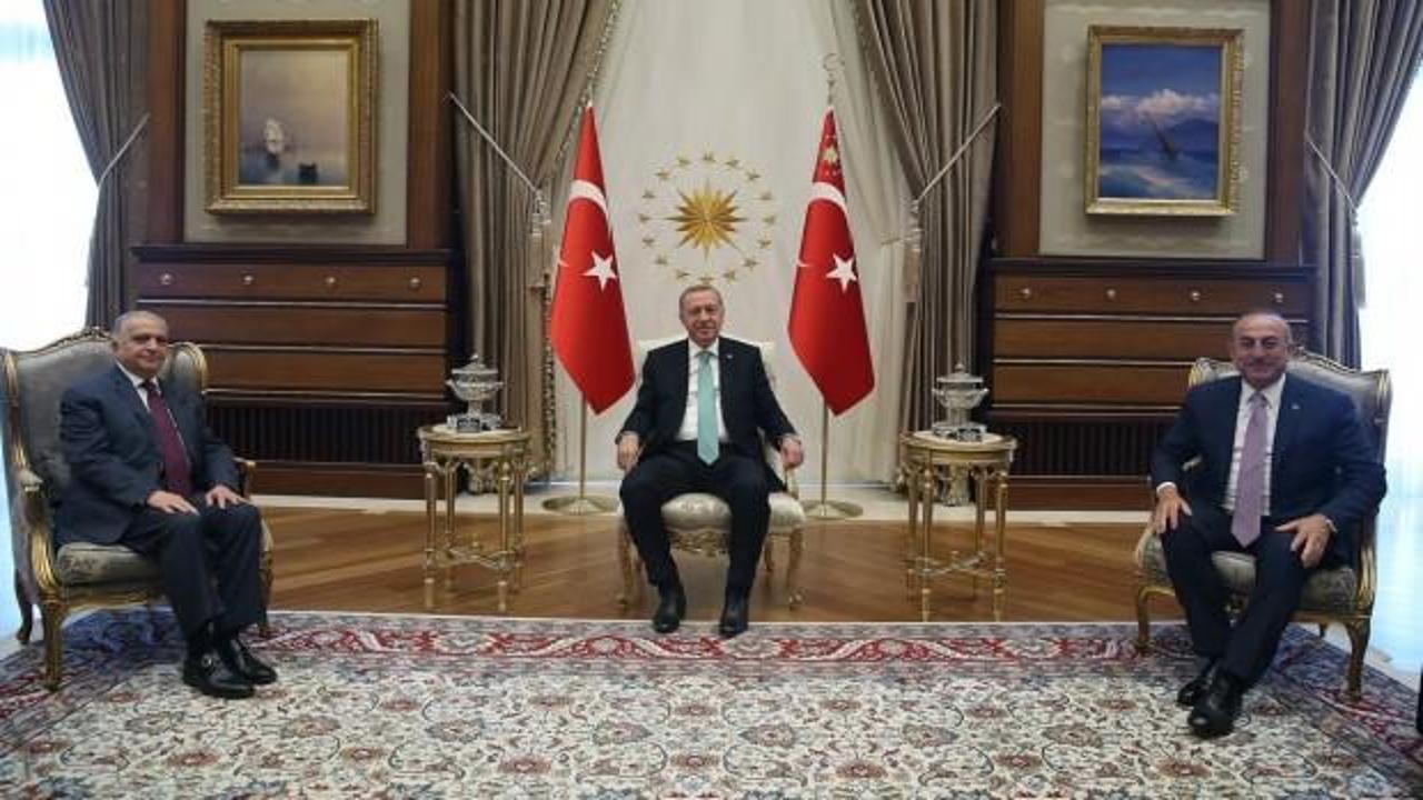 Erdoğan Irak üst düzey heyetini kabul etti!