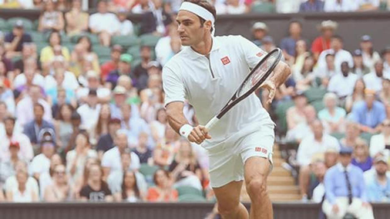Federer, Wimbledon'da çeyrek finalde