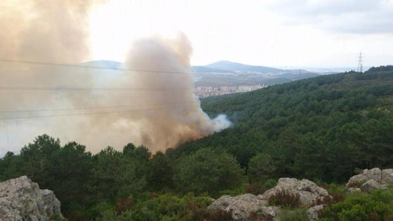 İstanbul Valiliği'nden Aydos'taki yangın hakkında açıklama