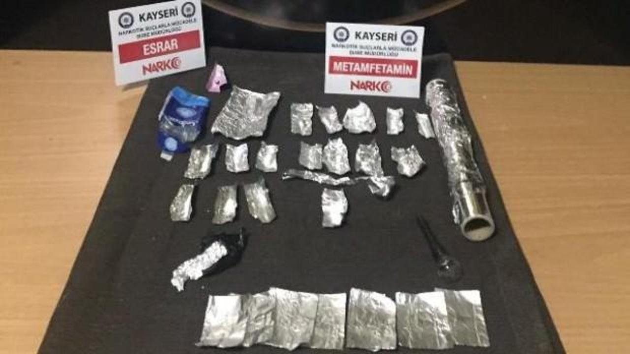 Kayseri'de uyuşturucu operasyonu: 10 gözaltı