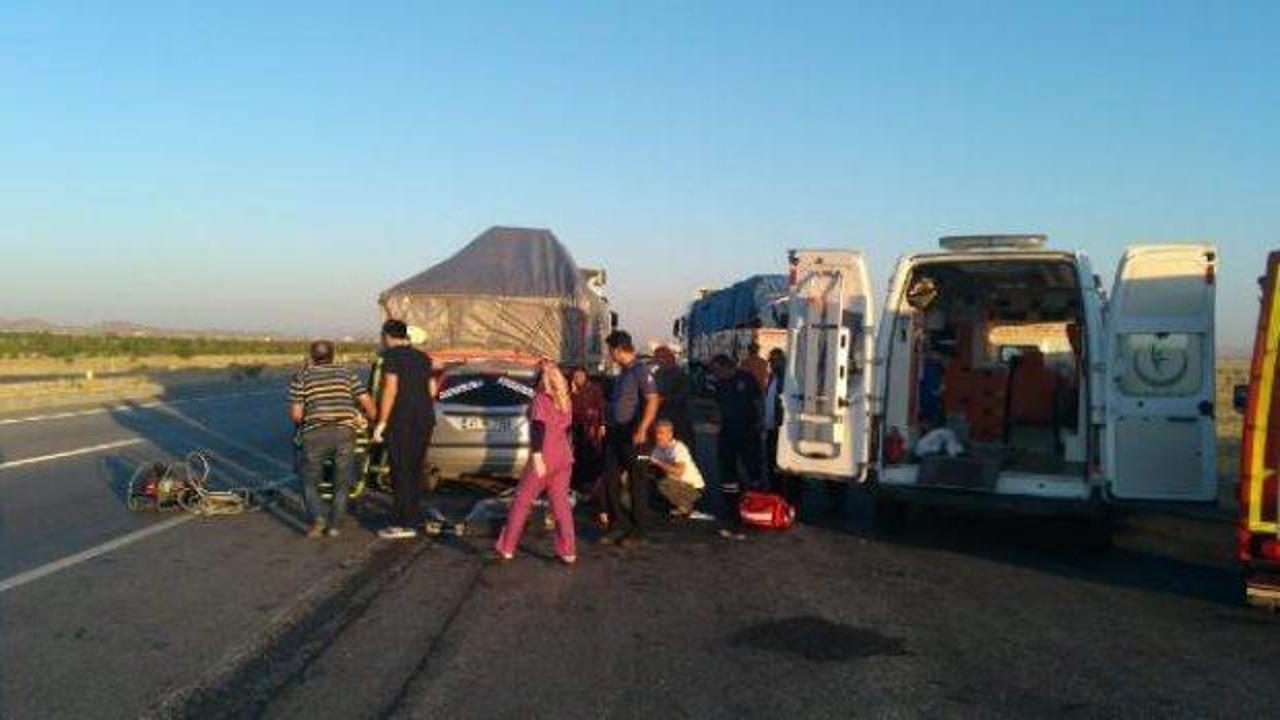 Konya'da feci kaza: 6 yaralı