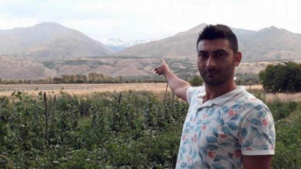 Temmuz ayında Erzincan’a kar yağdı