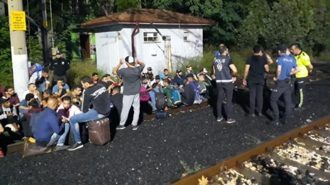 Trenle kaçacaklardı: Yakalandılar